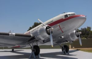 Avión Douglas DC-3 del Aeromuseo de Málaga
